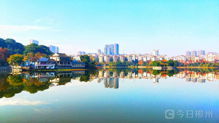 清淤完成 ！北湖公园呈现新貌，好靓！|北湖公园|景致|镜面_新浪新闻