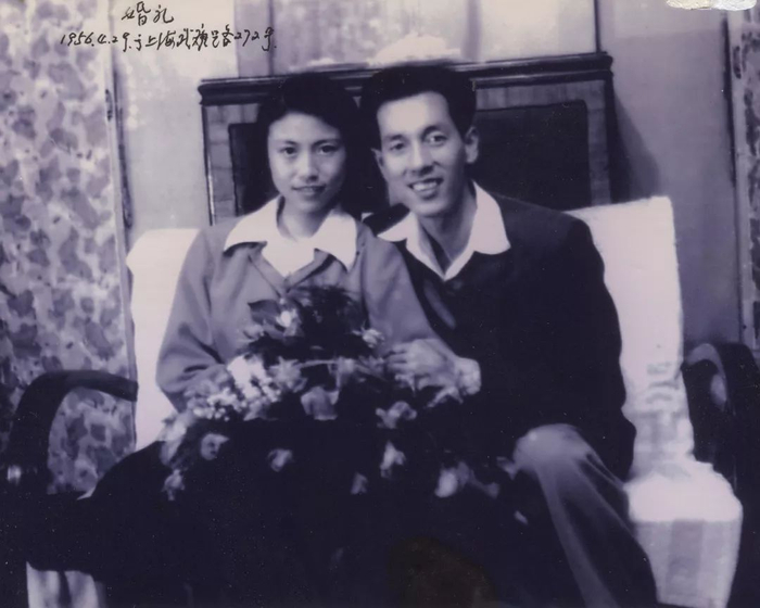  图为黄旭华院士婚礼照