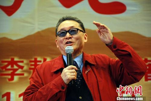 李敖资料图。中新社发 袁宏伟 摄