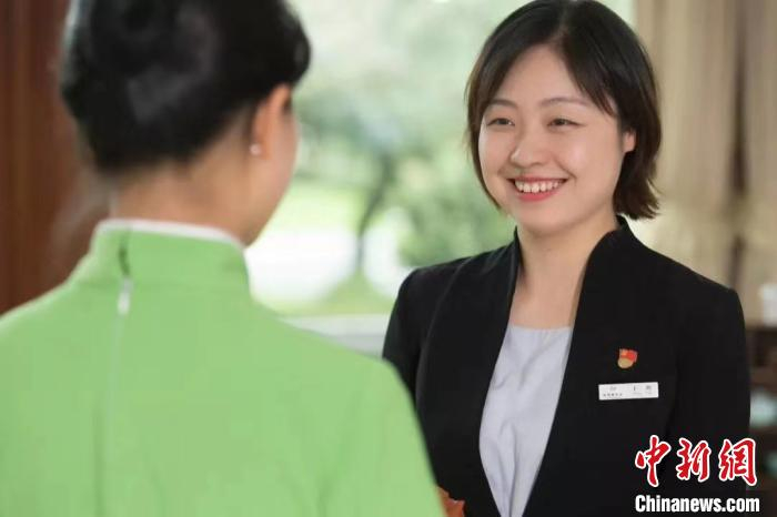 西湖国宾馆工作人员。西湖国宾馆供图