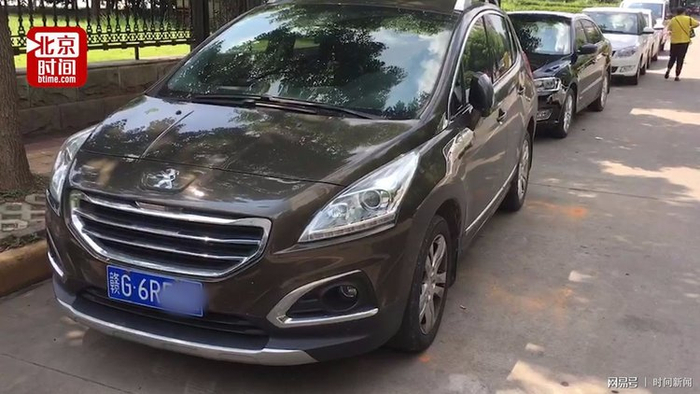 毛先生的标致轿车（毛先生供图）