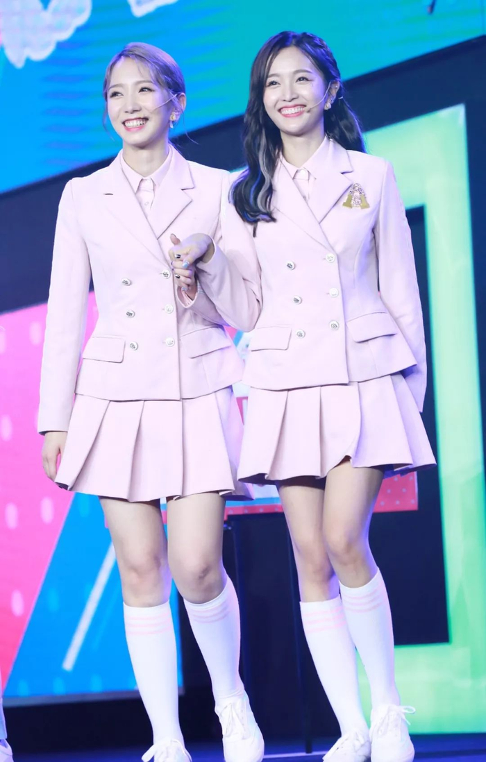 孟美岐、吴宣仪。来源：视觉中国