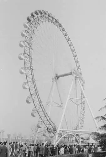  1987年，刚开业时的北京游乐园。图源北京日报