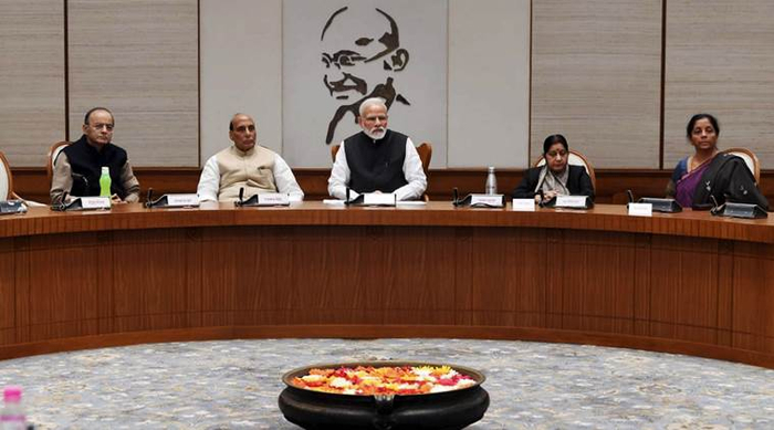  莫迪开会讨论印度与巴基斯坦局势&nbsp; 图源：《印度快报》