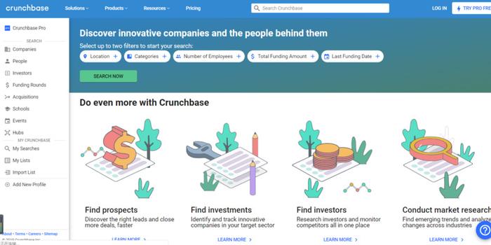 「Crunchbase」获3000万美元C轮融资，用机器学习优化企业数据服务_手机新浪网