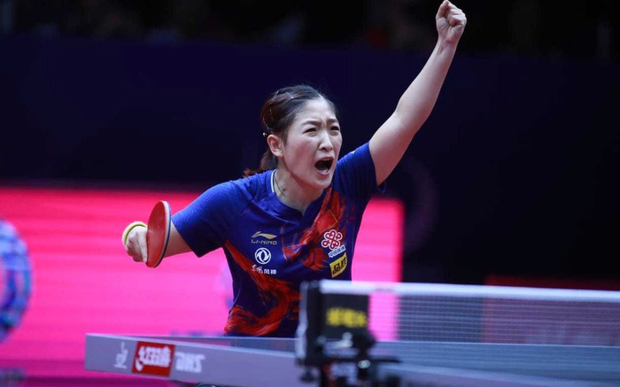 刘诗雯五夺世界杯。 图/ITTF官微