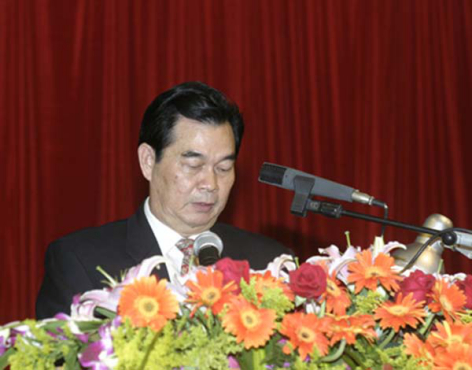 广东省汕头市政协原主席赖益成（资料图）