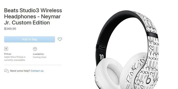 beatsstudio 3 wireless Neymar Custom オーディオ機器 ヘッドフォン