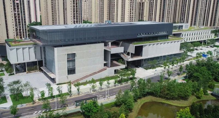 坪山美术馆(新馆),主持建筑师:董功|直向建筑△中央大厅效果图
