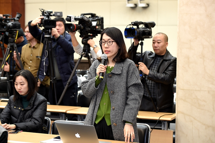 第一财经记者提问