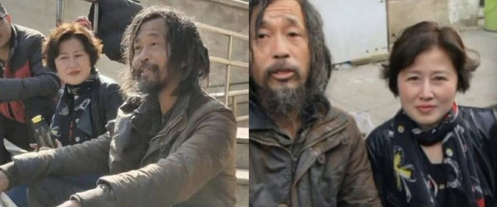 成天坐在沈巍身旁的皮衣女士。 图 / 网络
