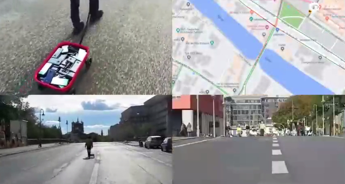 Simon Weckert 行为艺术全程视频截图