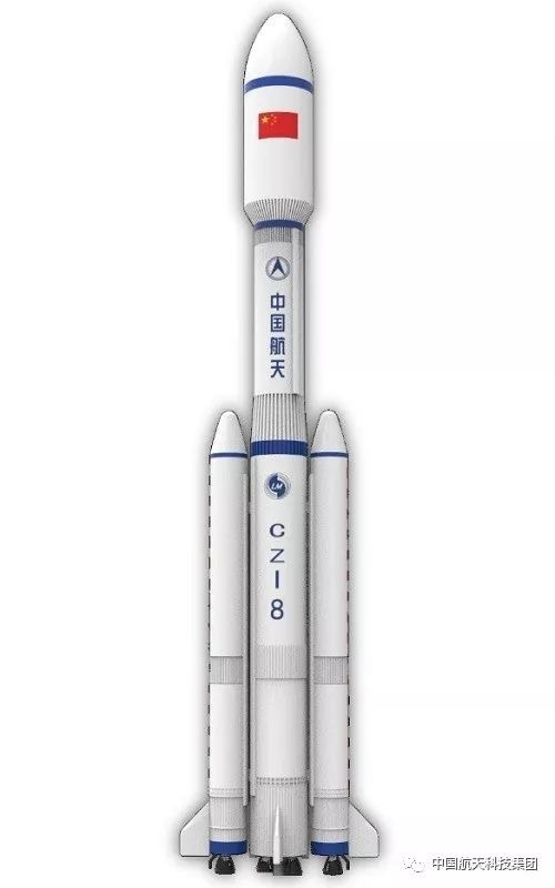 长征八号运载火箭示意图，图/中国航天科技集团有限公司