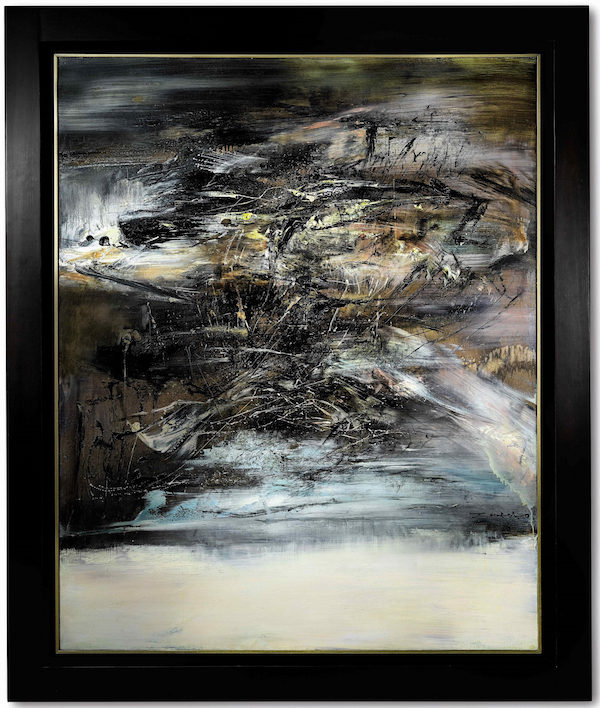 赵无极，《23.05.64》，油画画布，200 x 162 cm，1964