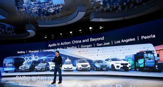 　　资料图片：2018年1月8日，百度在拉斯维加斯发布Apollo2.0，该平台已成为非常具有活力的自动驾驶开放平台。