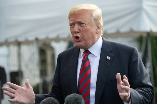 图为美国总统特朗普。（法新社）