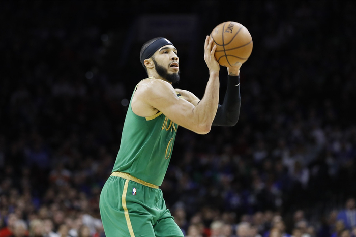 LeBron James and Jayson Tatum were just named West and East Player of the Month by the NBA