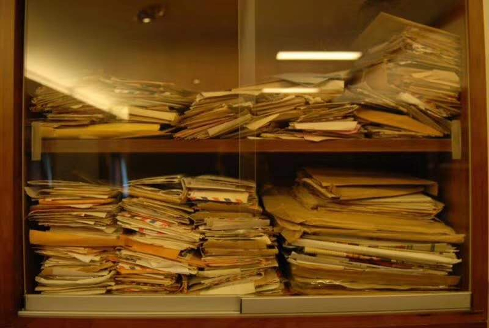 南怀瑾故居内的信件。&nbsp; &nbsp; &nbsp;受访者供图