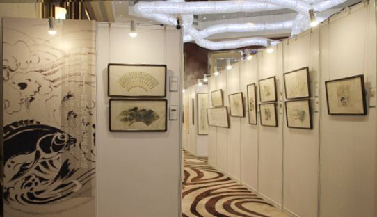 “龙坡遗珍——台静农作品及藏品展”展览现场