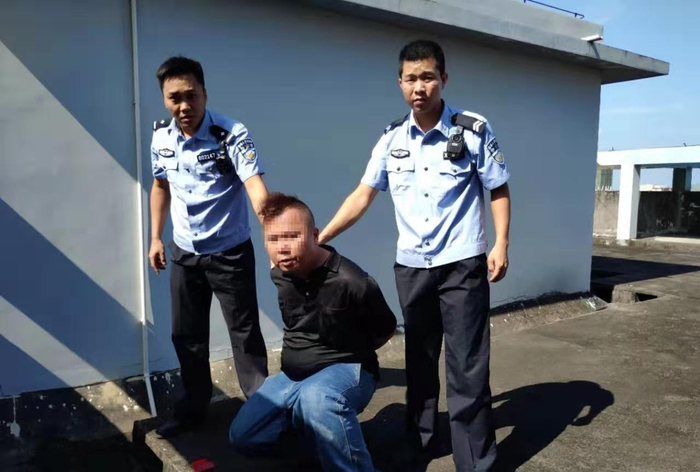  吴某谋被警方控制。广西公安厅供图