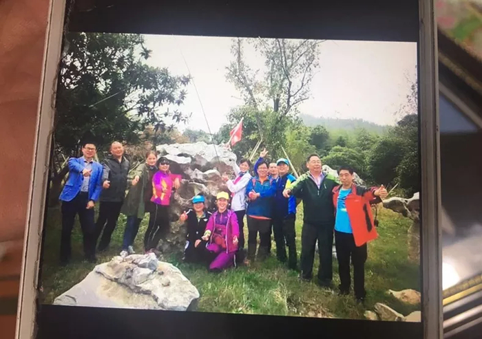 生前，吴建生经常参加户外活动