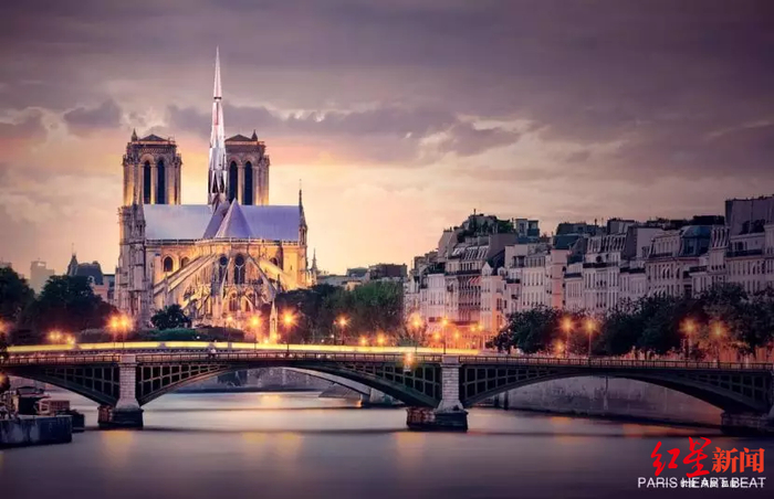 　　∆&nbsp;GoArchitect举办的圣母院重建方案设计比赛中，中国建筑师的“巴黎心跳”设计案赢得冠军。（图据主办方官网）