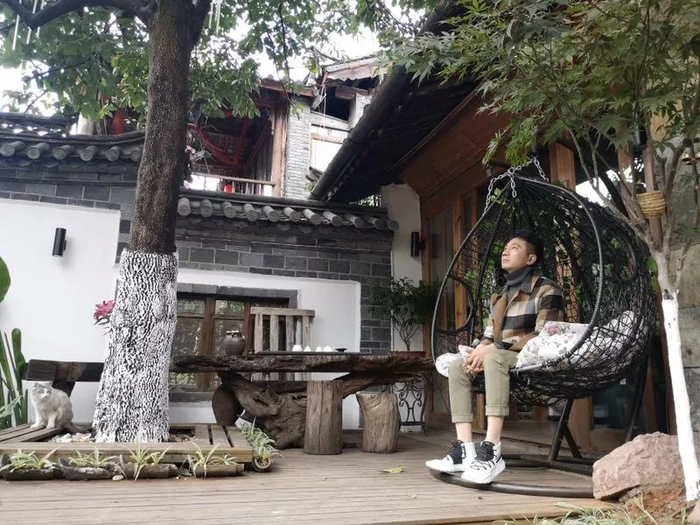 △ 林生斌在丽江旅游散心 供图 | 林生斌