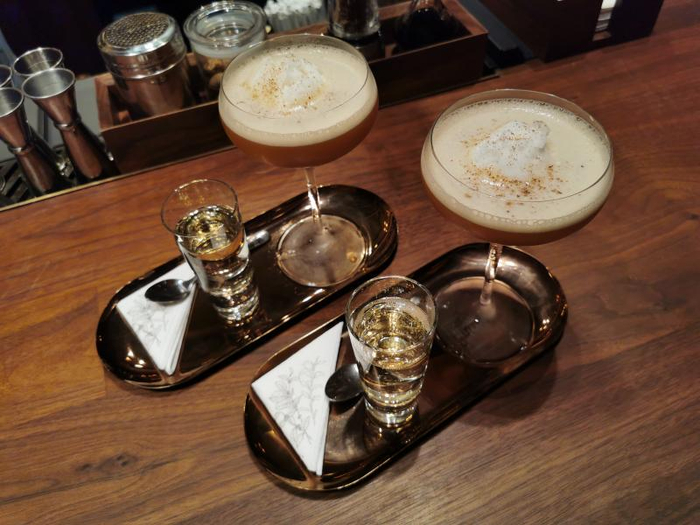  星巴克全球市场首发特调鸡尾酒（李晔 摄）