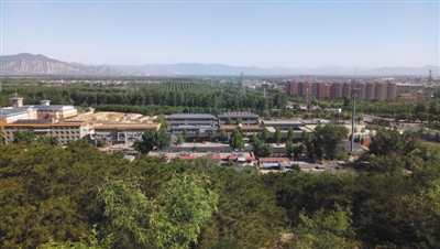 远眺北京市海淀寄读学校。校方供图