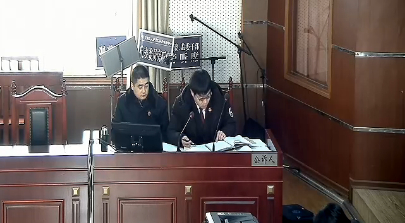 天一案公诉人。视频截图