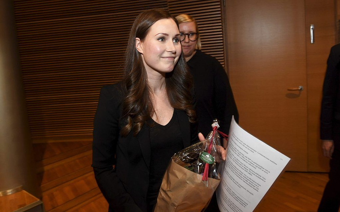  ▲34岁的马林将成为芬兰有史以来最年轻的总理，也是目前世界上最年轻的总理。资料图。图片来源：新京报网