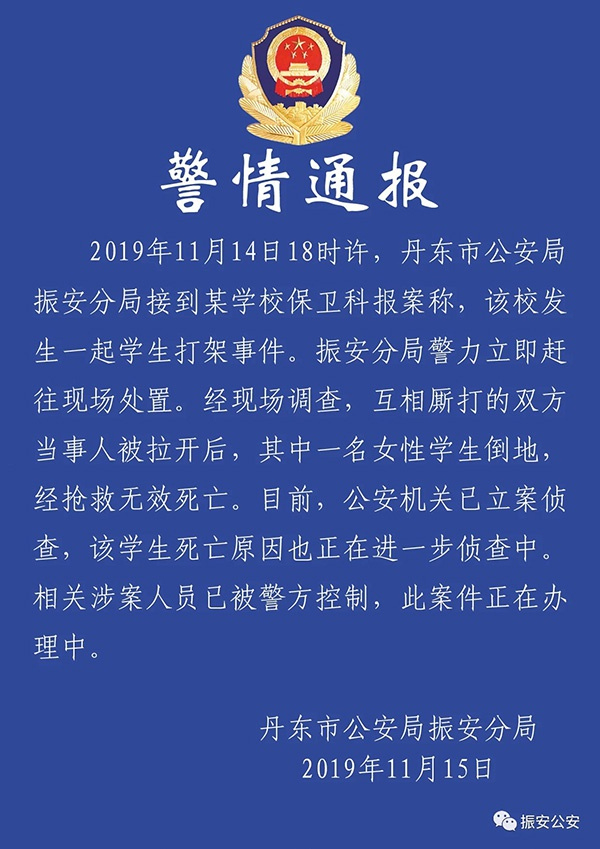 丹东市公安局振安分局警情通报 振安公安微信公众号 图