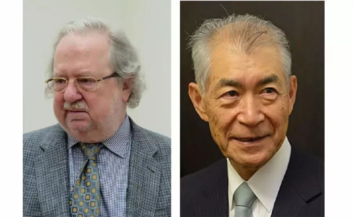 左：詹姆斯·艾利森（James Allison）；右：本庶佑（Tasuku Honjo）