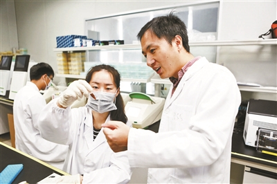 资料显示贺建奎拥有7家公司的股权 供图/视觉中国