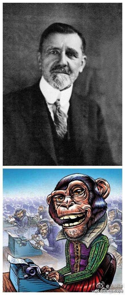 最著名的思想实验“猴子与打字机”，又称“无限猴子定律”