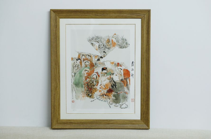 周一上新 | 戴敦邦《红楼梦》原作版画:贾母开party,姐妹bbq