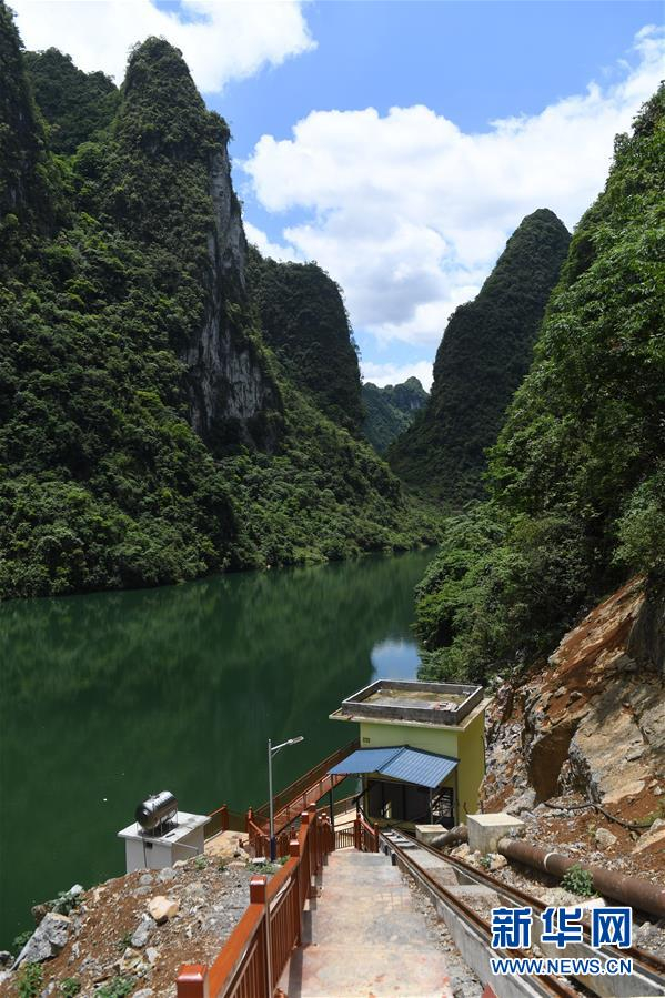 这是广西环江毛南族自治县下南乡抽水站（5月22日摄）。 新华社记者 陆波岸 摄