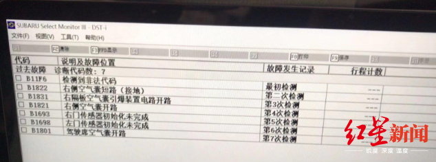 气囊显示有故障