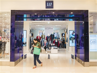 无论是门店展示还是日常活动，Gap都给予了童装业务很多的资源配备。新京报记者 郑新洽 摄