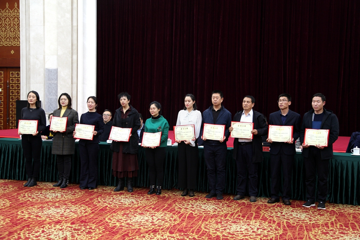 获奖代表（央广网记者 胡钰 摄）