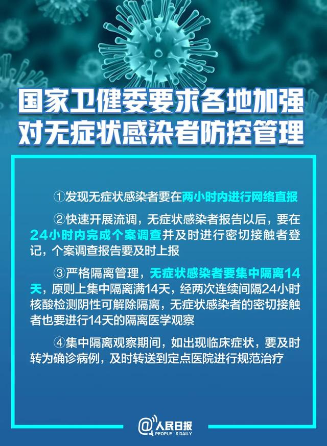 图说疫情什么是无症状感染者有传染性吗