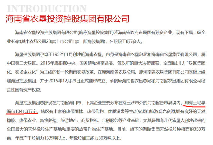  图片来源：海垦控股集团官网截图