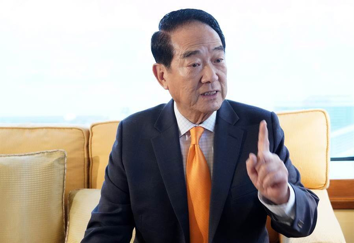 亲民党主席宋楚瑜 图自：中时电子报