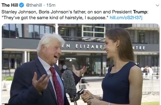 　　约翰逊父亲接受媒体采访