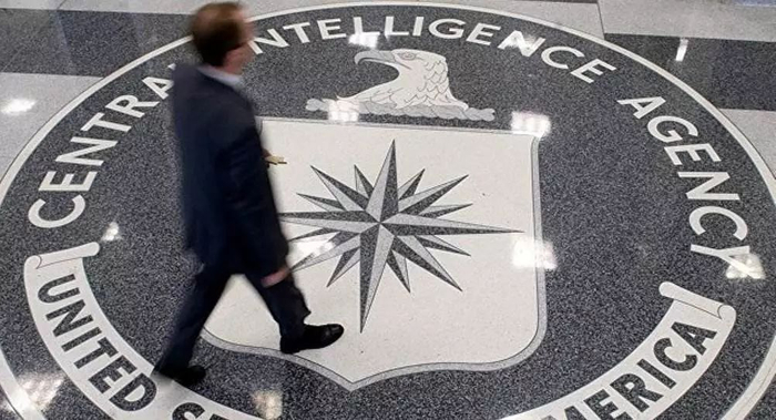 ♠︎C.I.A.米国スパイ組織♠︎中央情報局☆エナメル七宝製☆ゴールド真鍮