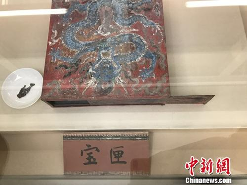 图为养心殿宝匣。中新网记者 张曦 摄