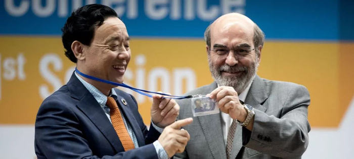 屈冬玉当选联合国粮农组织第10任总干事 图自：联合国官网