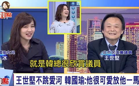 韩冰有意从政。（图片来自台媒）