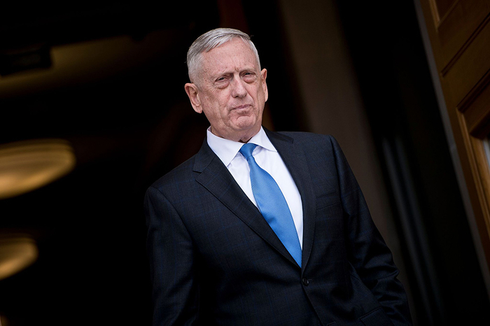 　前美国国防部长詹姆斯·马蒂斯&nbsp; 视觉中国 资料图