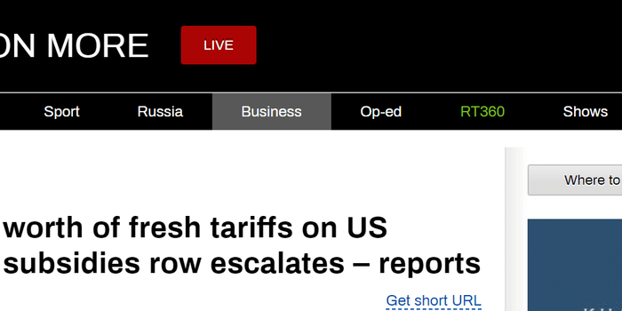 反补贴争端升级 欧盟将对215亿美元美国产品征税